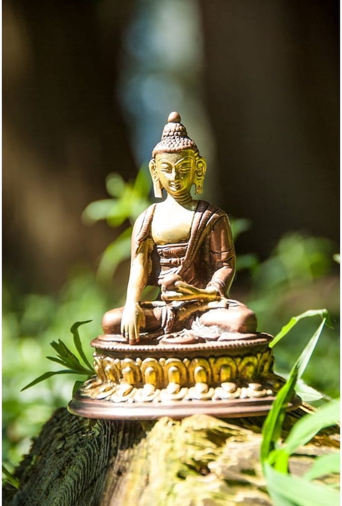Boeddha zittend 12 cm