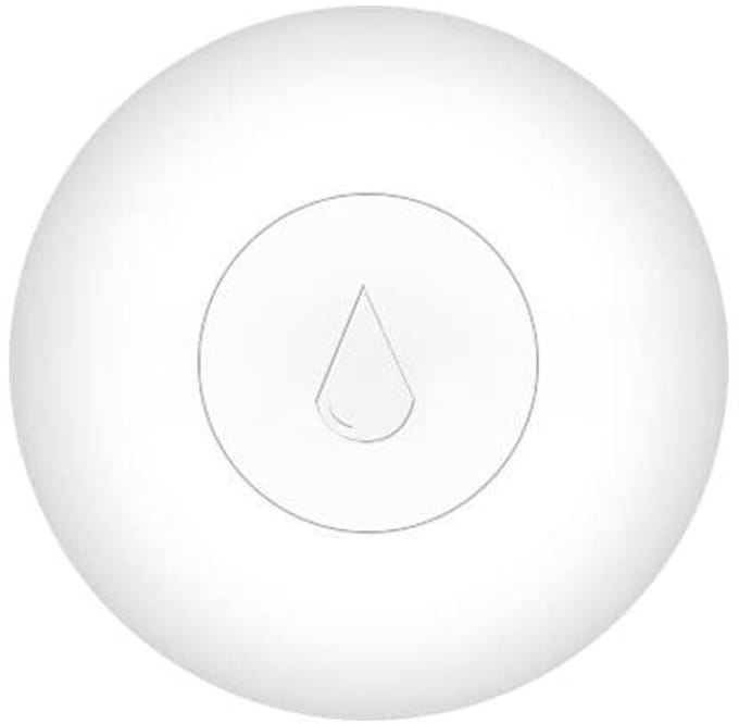 Waterlekdetector - Vochtsensor Alarm - Huis Beveiligen - Real-time Detectie - 50mm x 17mm - Wit