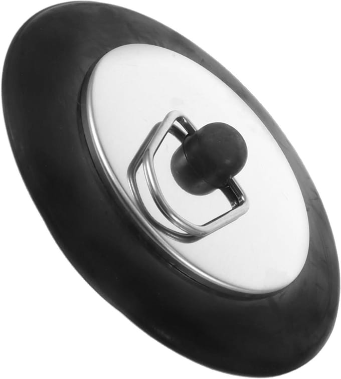 Gootsteenplug Badstop - Afvoerstopper Keuken - Water Dicht Maken - Luchtdichte Afdichting - 7.7 cm - Meerkleurig