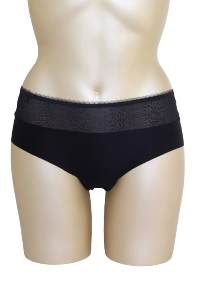 Chantelle - Galuchat - slip - zwart - maat 38 / M