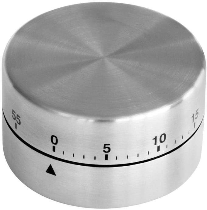 Keukentimer magnetisch 1u van staal Zenker Smart Pastry