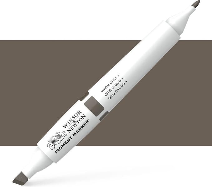 Winsor & Newton Pigment Marker Warm Grey 4 0202/131