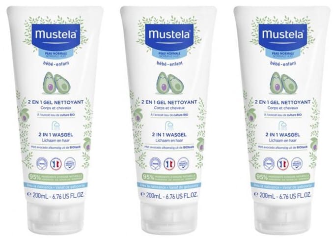 Mustela 2in1 Avocado Reinigingsgel 200 ml
