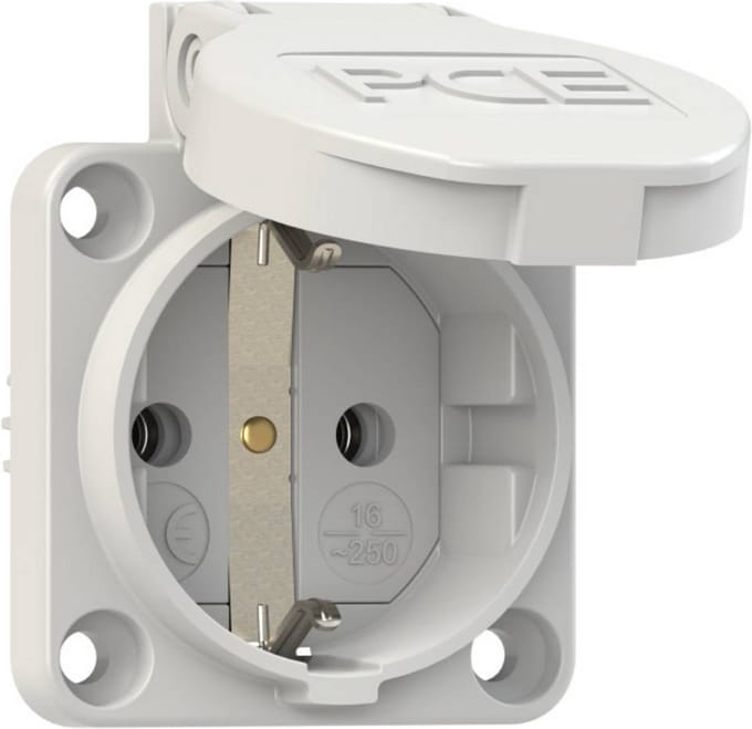 PCE SIROX 601.450.03 Aanbouwcontactdoos IP54 Grijs