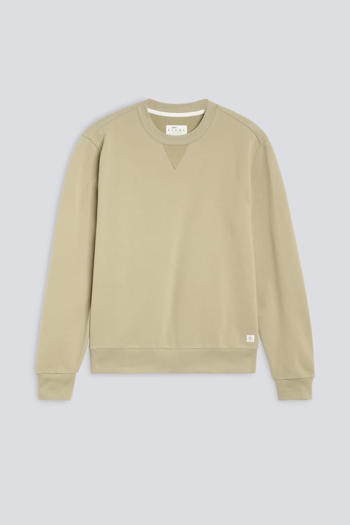 Sweatshirt Serie Felpa Cotone Green Timber