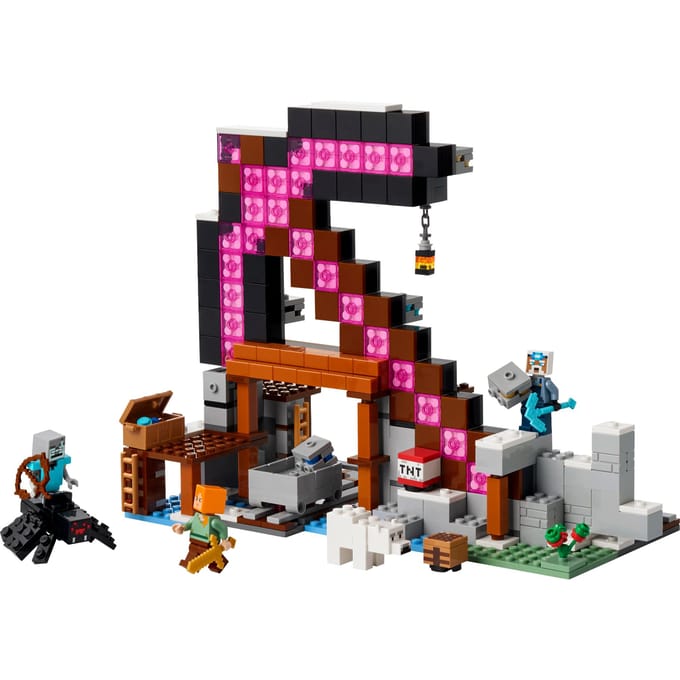 LEGO Minecraft De Pikhouweelmijn Bouwpakket voor Kinderen - 21277