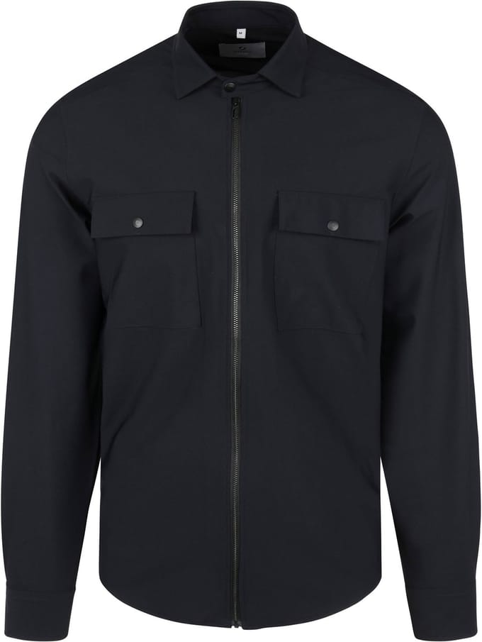 Suitable Jacket Shirt Donkerblauw - Maat XL - Heren - Overshirt