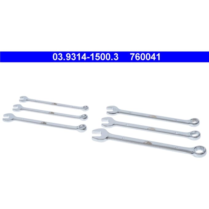 Ring/vork sleutel set ATE 03.9314-1500.3