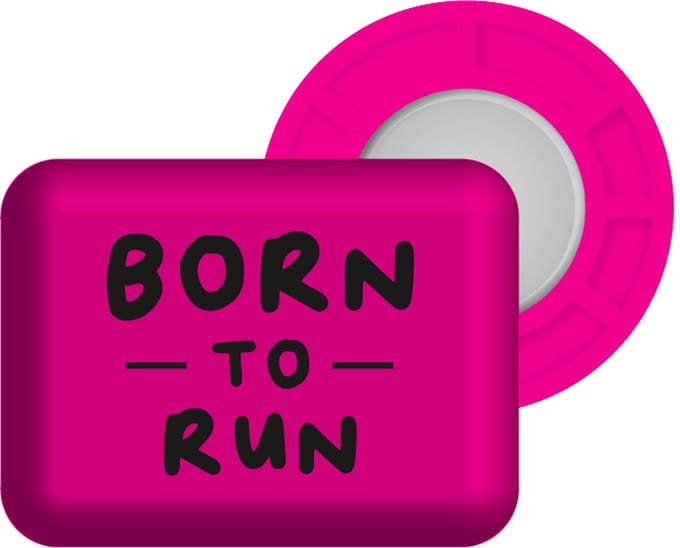 Bibbits hardloopmagneten | Born To Run Pink