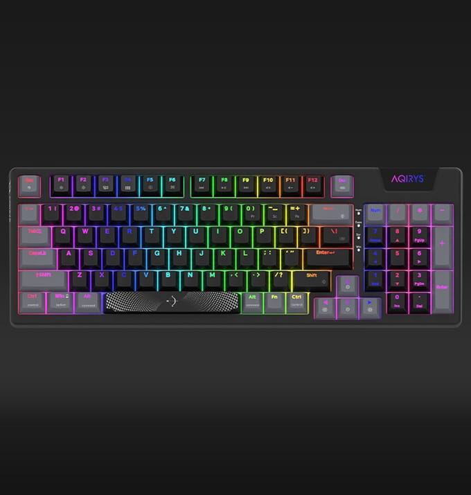 Mechanical keyboard adara 96% swappable haiMU linear black