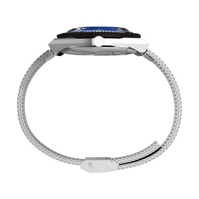 Timex seconde/seconde TW2Y48200 Horloge - Staal - Zilverkleurig - Ø 38 mm