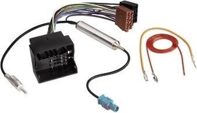 Hama Vehicle DIN Adapter with phantom powering for AUDI + VW kabeladapter/verloopstukje