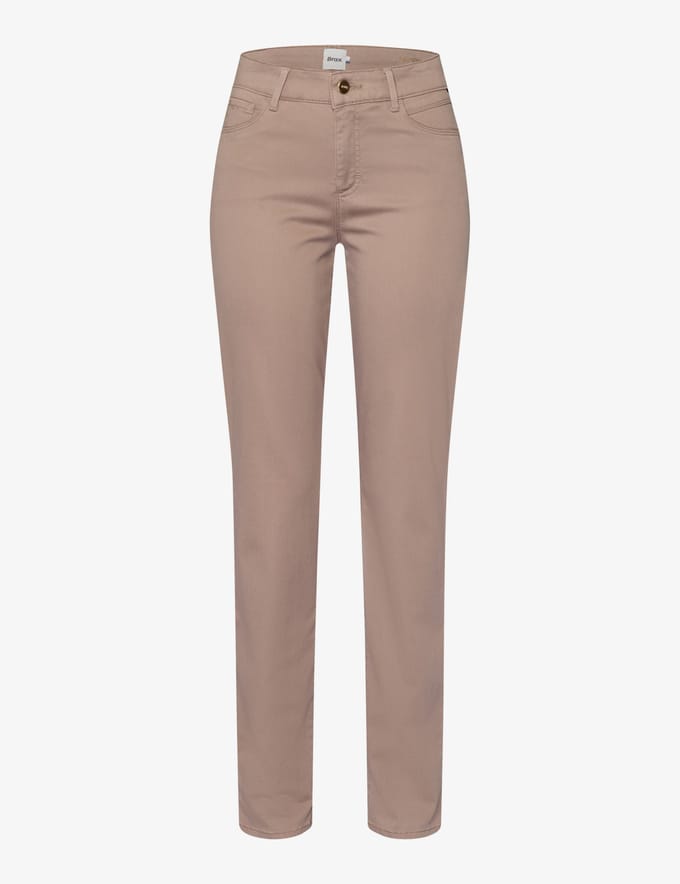 Brax Dames Broek  Style SHAKIRA TAUPE, lichtbruin, maat 48L