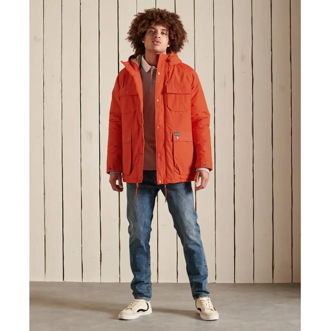 Superdry Mountain Padded Jas Oranje M Man