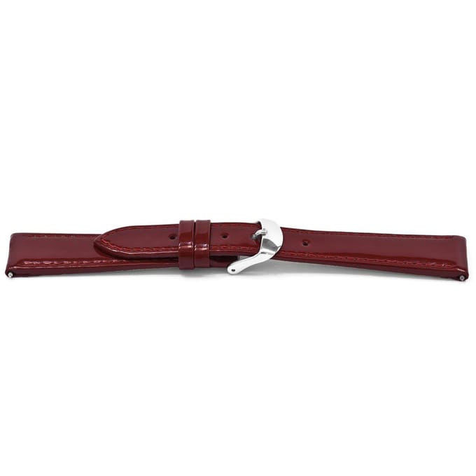 Horlogeband G700 Dover Rood Lak Leder 20x18 mm