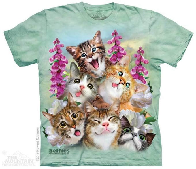 T-shirt Kittens Selfie 3XL