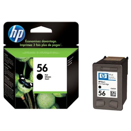 Hp inkjet cartridge no. 56 zwart - 19 ml.