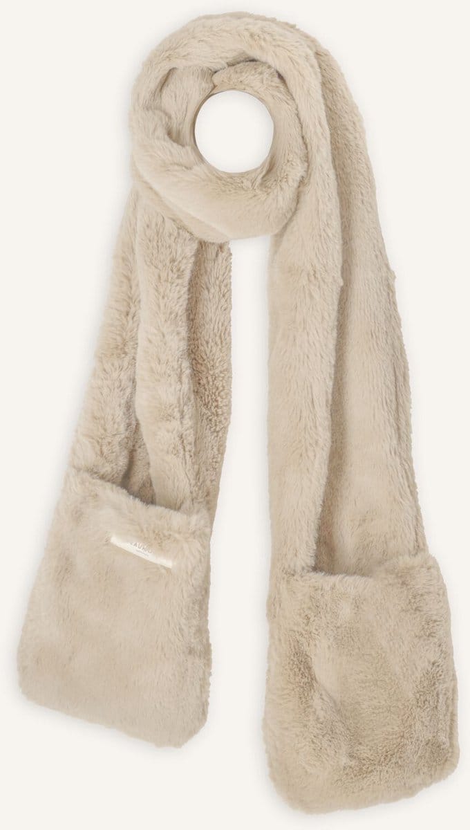 Beaumont Hanny Scarf Sjaals Dames - Beige - Maat ONESIZE