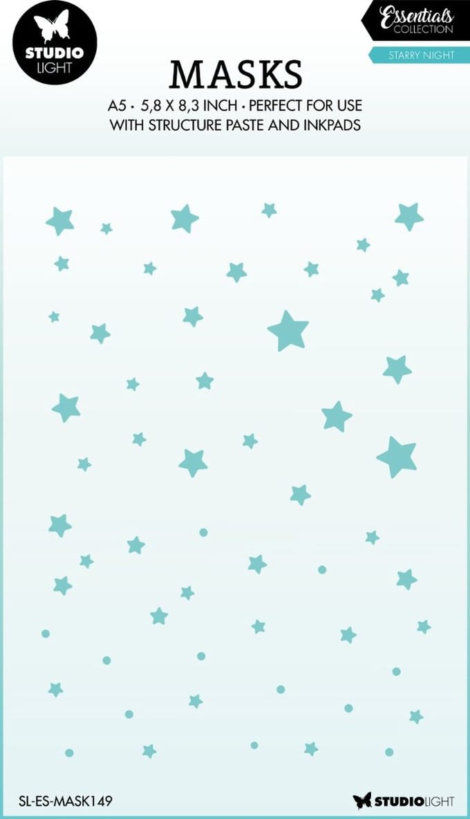 Mask stencil A5 starry night - essentials nr. 149