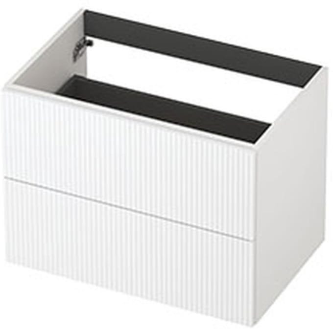 INK - Onderkast 2L Gelakt Gefreesd Tbv Greep - 700x450x520 Mm - Mat Wit