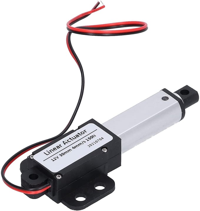 Cosensi - Dailygoods - Mini Lineaire Actuator DC 12V Geluidsarm met Grensschakelaar