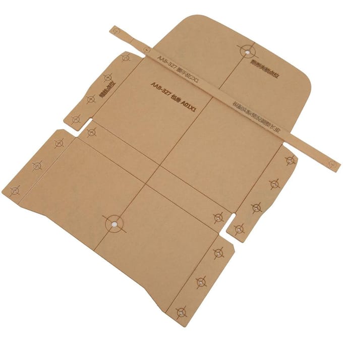 Acryl Handtas Portemonnee Sjabloon Stencil DIY Handgemaakte Lederen Ambachten Mal brown