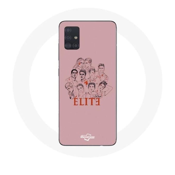 Case voor Samsung Galaxy A51 Elite seizoen 5 posterkarakters Fanart-logo