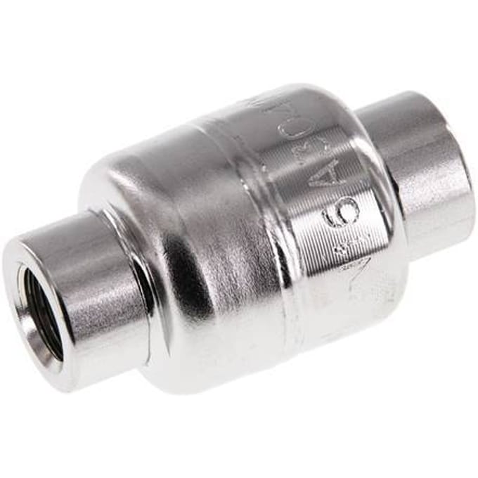 G1/4'' RVS 304 Terugslagklep FKM (Lichte Veer) 0.03-16bar - CLIS3E