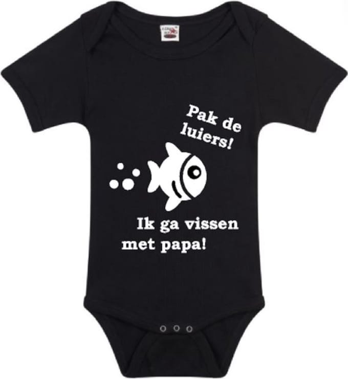 Romper met papa te vissen I maat 86/92 I Logostar