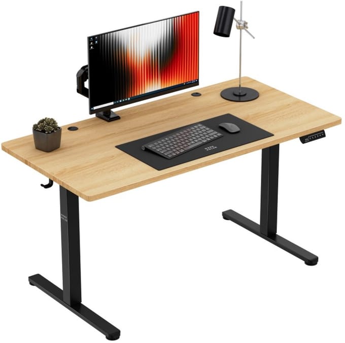 Mark Adler - Bureau - Leader 7.3 - 140x70 cm - Elektrisch verstelbaar - Zwart/hout