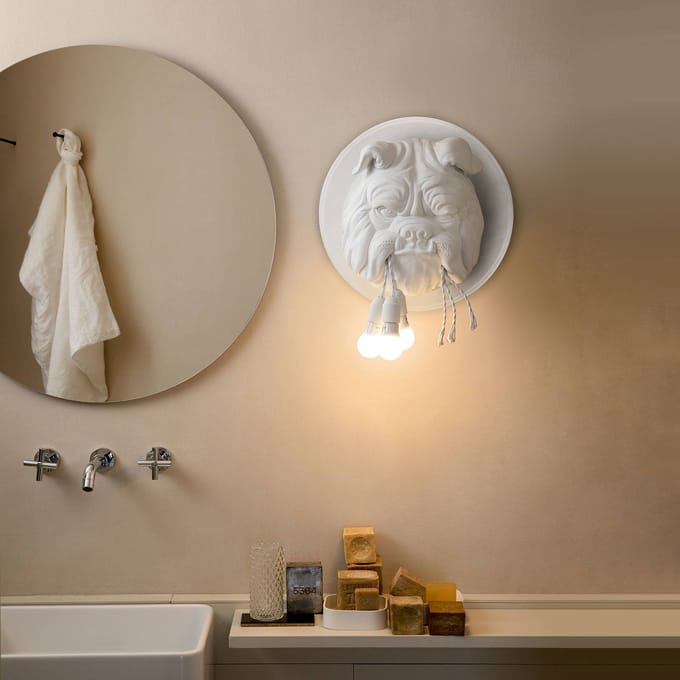 Karman Amsterdam - design-wandlamp, wit