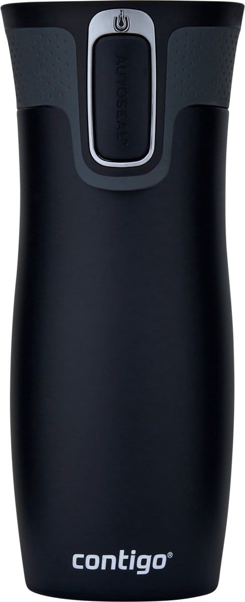 Contigo West Loop Autoseal Thermosbeker, Isoleerbeker, 470 ml | Matte Black