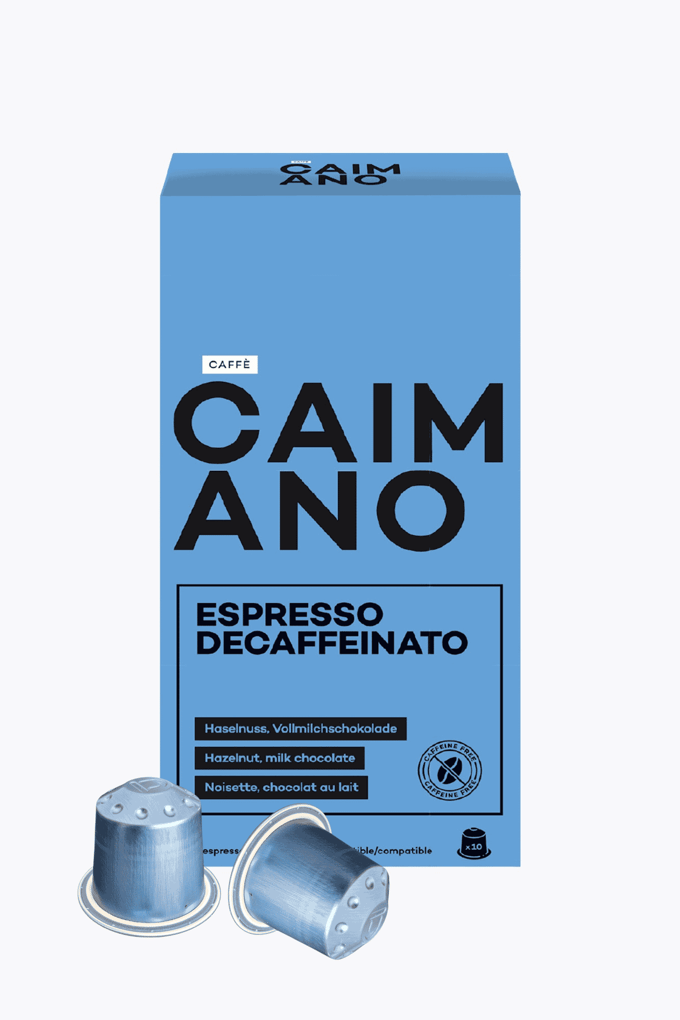 Caffè Caimano Espresso Decaffeinato 10 capsules compatibel met Nespresso®