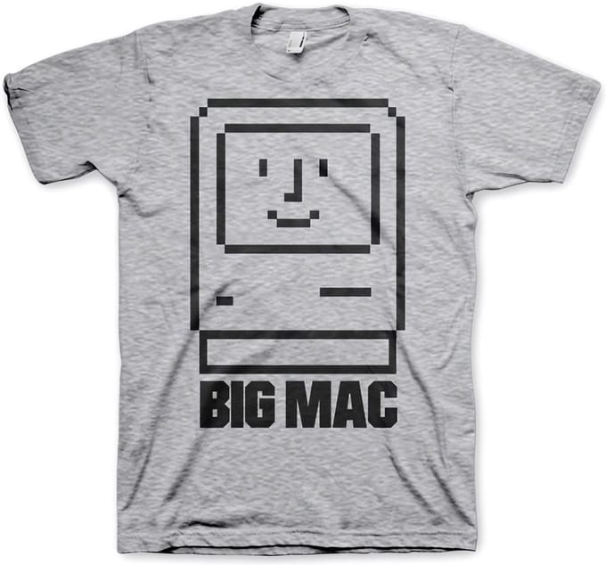 Hybris Big Mac T-shirt, heathergrijs