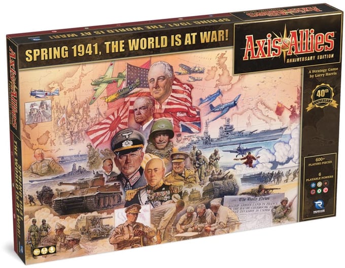 Axis & Allies: Anniversary Edition - Bordspel - Engelstalig - Tweede Wereldoorlog