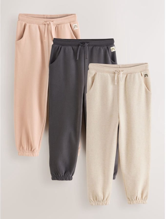 Next - Meisjes - Set van 3 joggingbroeken - Roze