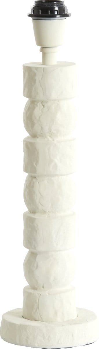 Light & Living Tafellamp Akti 45cm - Crème (excl. kap)