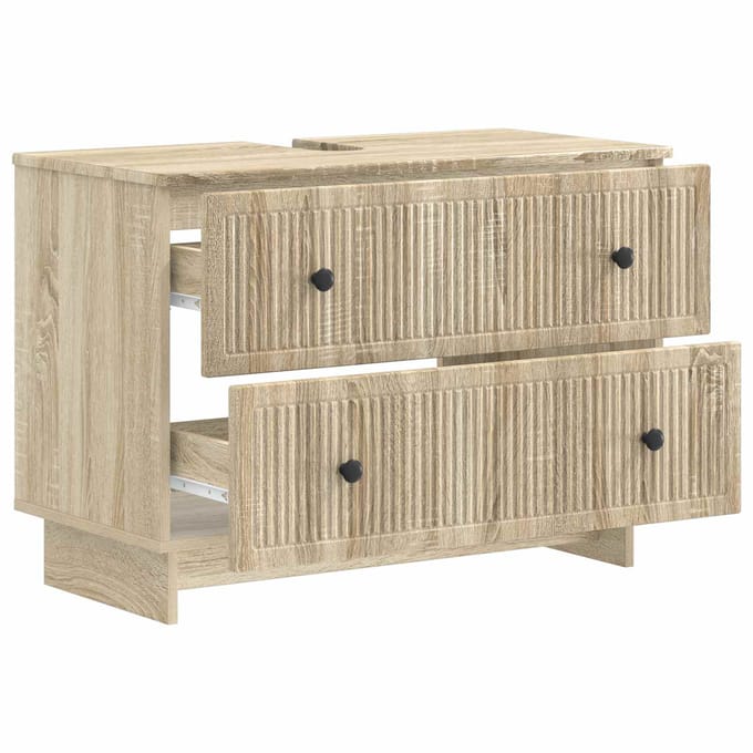 vidaXL - Wastafel - kabinet - voor - de - badkamer - EDE - Sonoma - Eiken