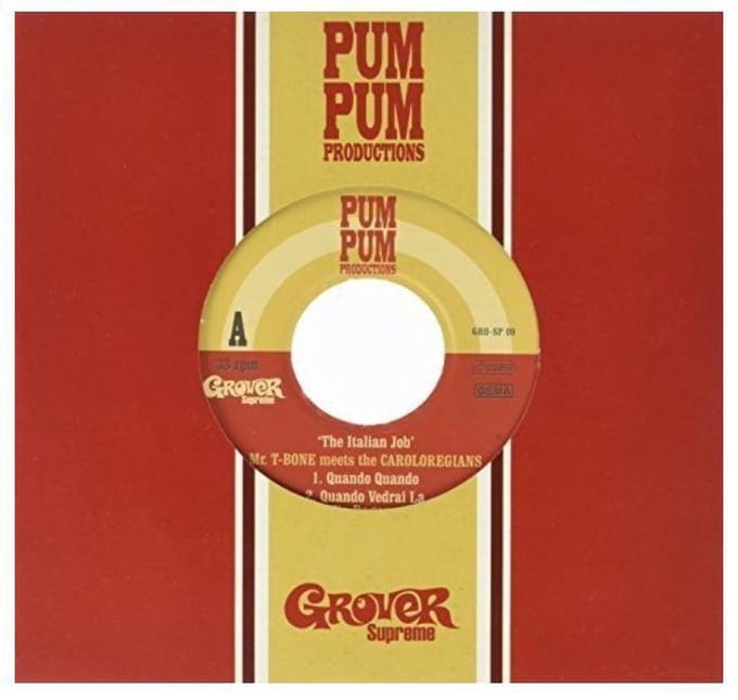 Mr. T-Bone Meets The Caroloregians - The Italian Job (7" Single)