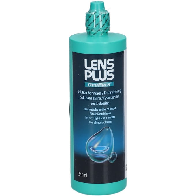 Lens Plus Ocupure 240 Bewarings-en-reinigingsoplossing