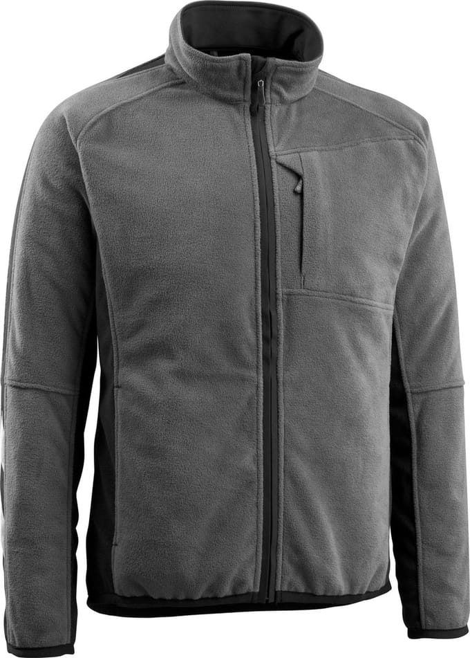 Mascot Unique Fleece jas 16003-302 - donkerantraciet/zwart - M