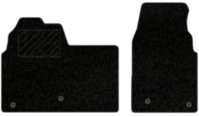 Automatten Ford Transit Custom 2023-2026 - Naaldvilt - Perfecte pasvorm - 2-delig - Type: V710