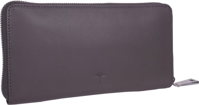 JOOP! Leren Portemonnee Sofisticato 1.0 Melete Purse Dark Grey Donkergrijs
