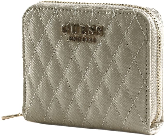 GUESS Portemonnee Betula Small Zip Around Wallet Taupe