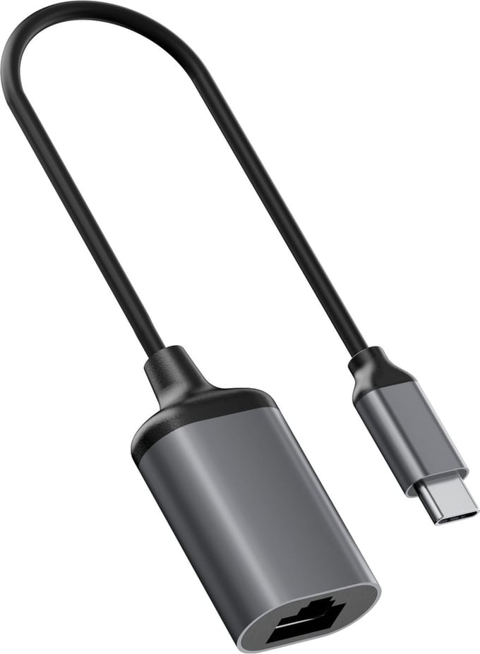 Rolio USB C Adapter - USB-C naar Ethernet - 1Gbps