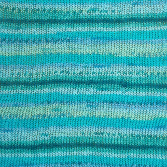 DROPS Fabel Print - 340 blue lagoon - Wol Garen