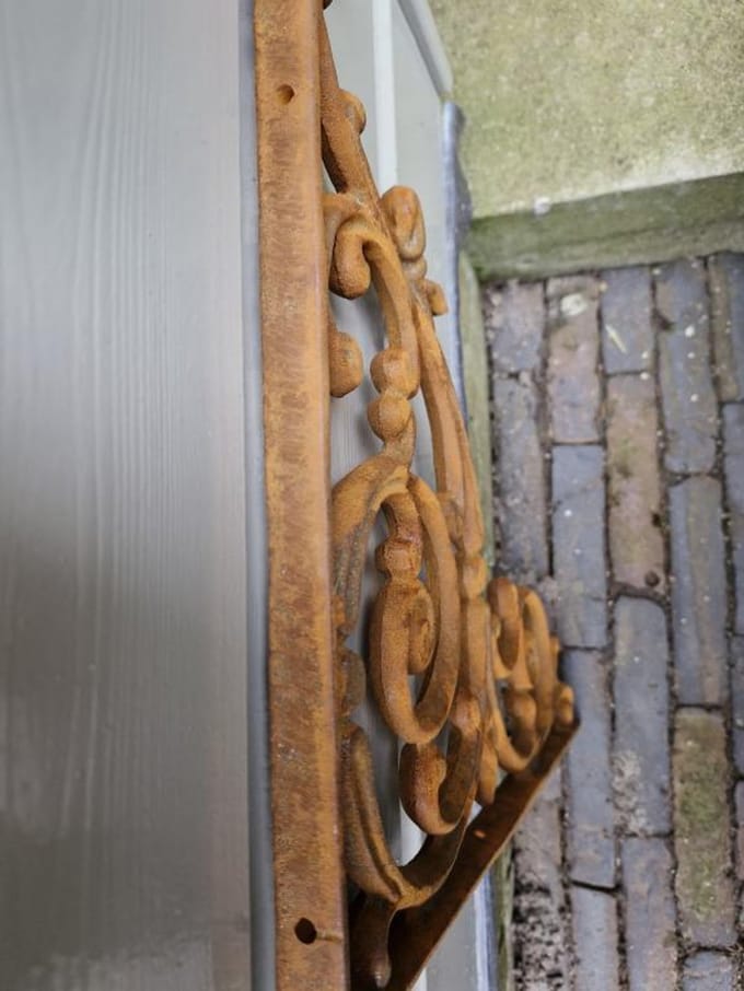 set hoeksteunen-Gietijzeren hoeksteun -Plankdrager -Hoekijzer