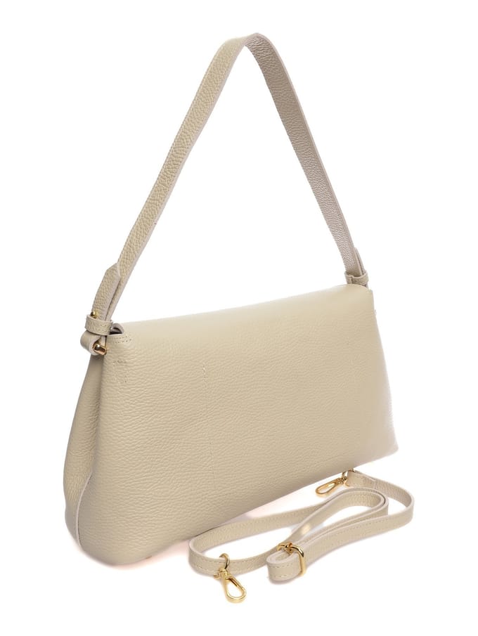 Anna Luchini Beige Rundleer Tas
