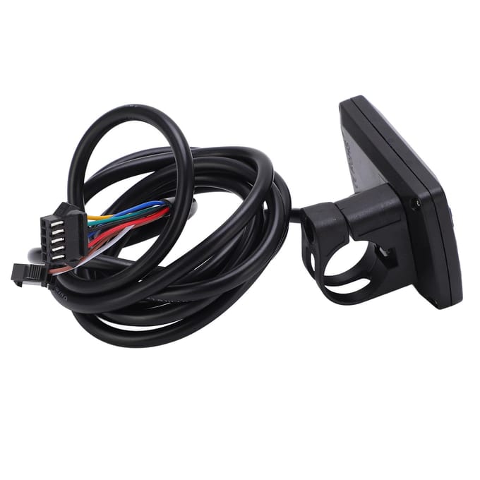 36V 48V Elektrische Fiets LCD OMTM36 Display Bedieningspaneel Waterdicht LCD Display Meter voor Elektrische black