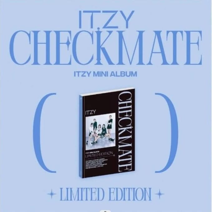 Album ITZY Checkmate Limited Willekeurige versie, met pre-ordercadeau Limited